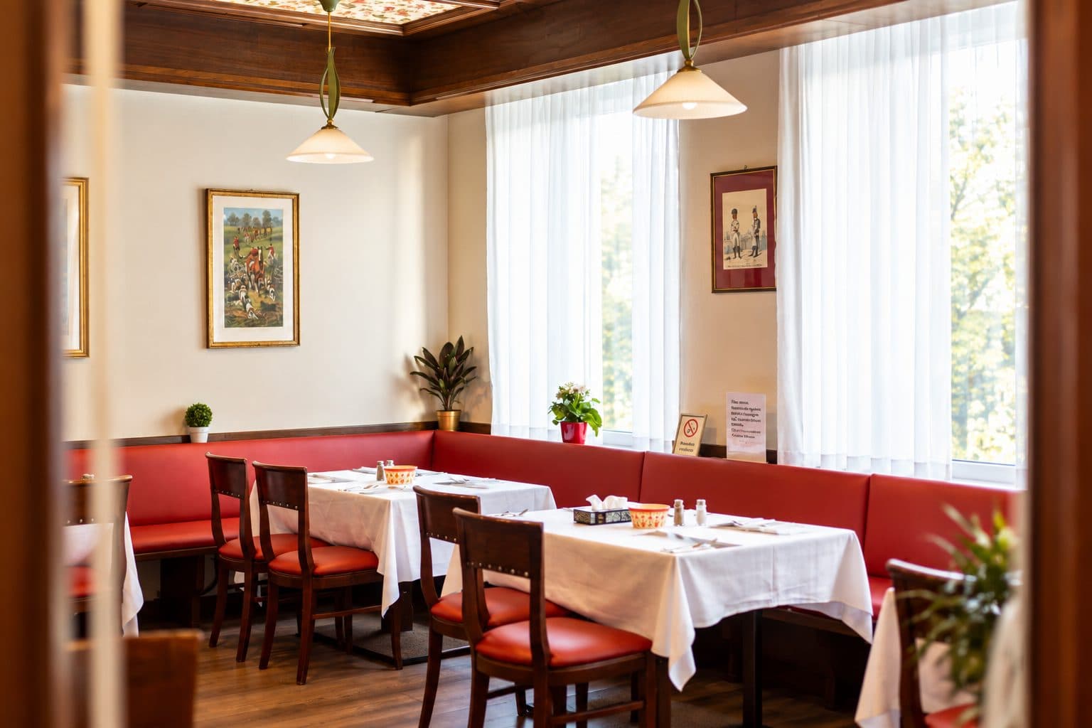 Breakfast hall at Hotel Hadrigan
