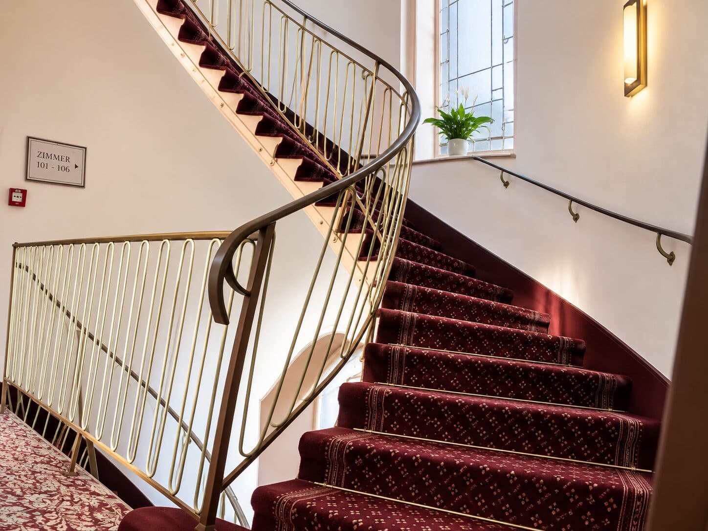 Staircase at Hotel Hadrigan